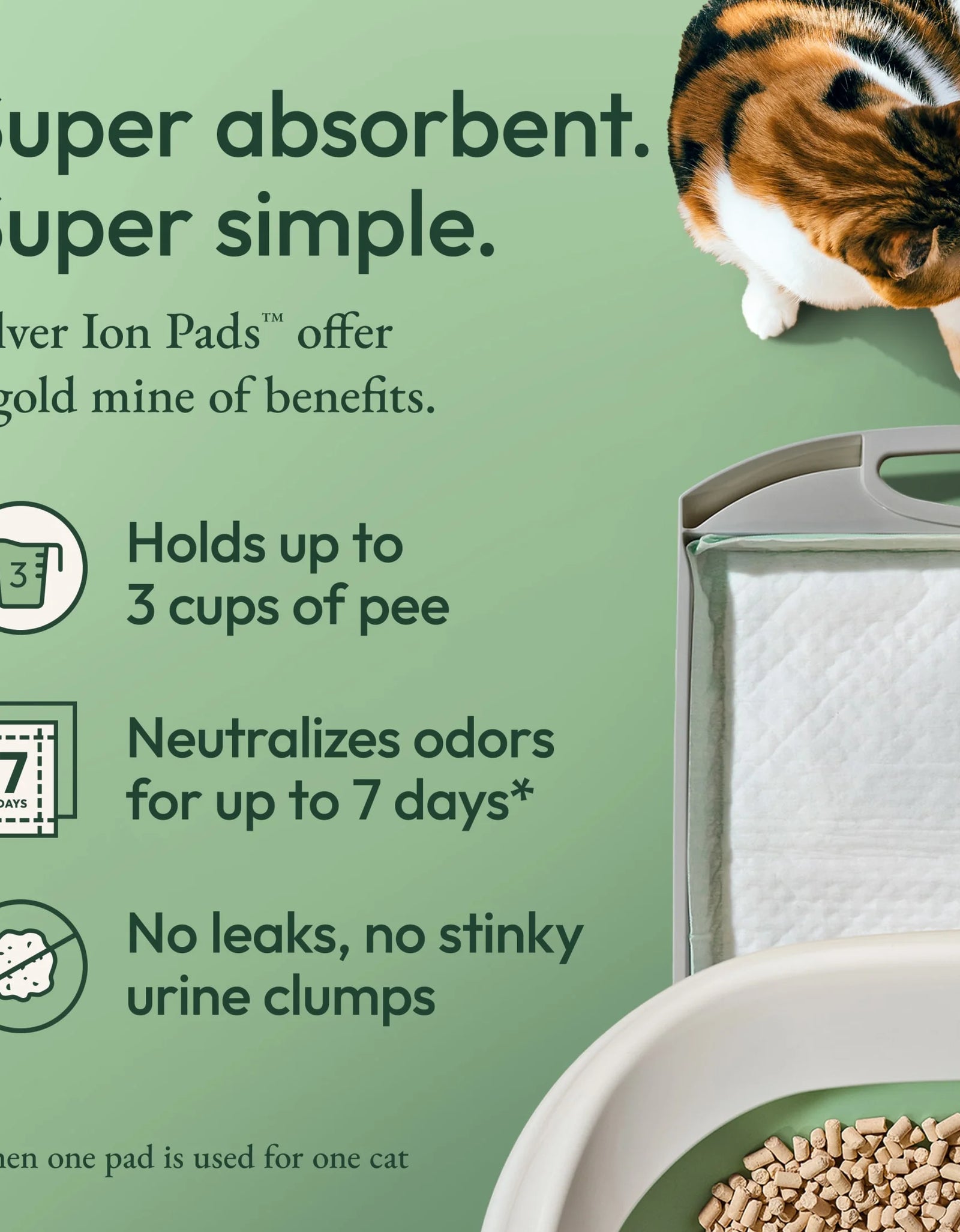 Purina  Breeze Bright Lemongrass Scented Ion Cat Litter Pads Refill Pack