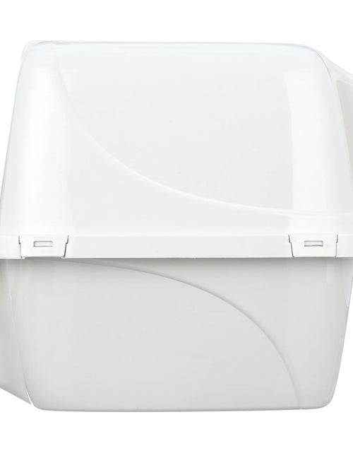 Load image into Gallery viewer, Pets Odor Control Large Enclosed Cat Litter Box, Hooded, Pearl, CP6
