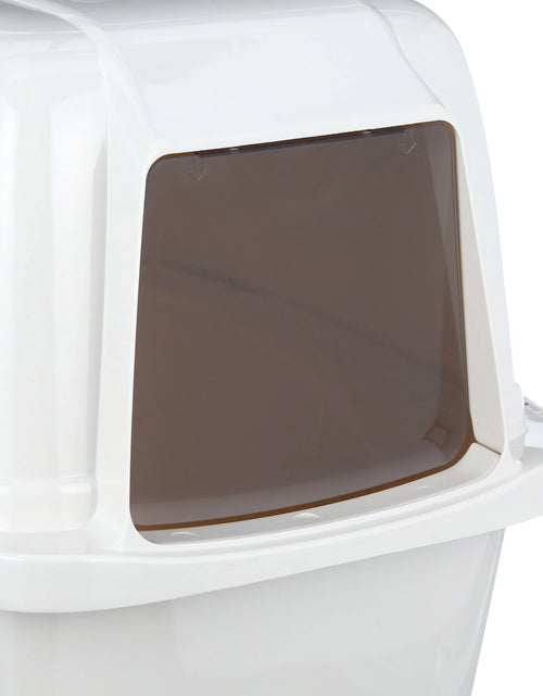 Load image into Gallery viewer, Pets Odor Control Large Enclosed Cat Litter Box, Hooded, Pearl, CP6
